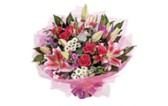 Bouquet Rosas, Lilium y Maules